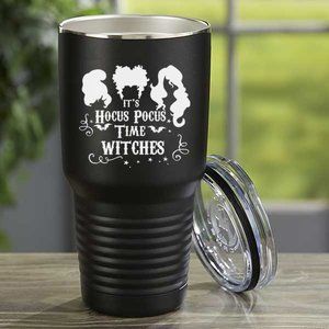 Hocus Pocus Witches Halloween Engraved Tumbler - NEW Gift For Her